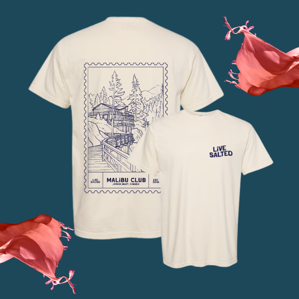Malibu Retreat Vintage Tee — Ivory