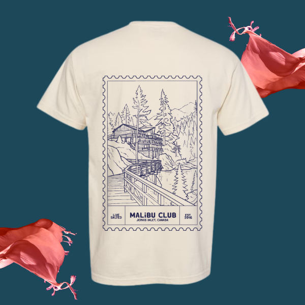 Malibu Retreat Vintage Tee — Ivory
