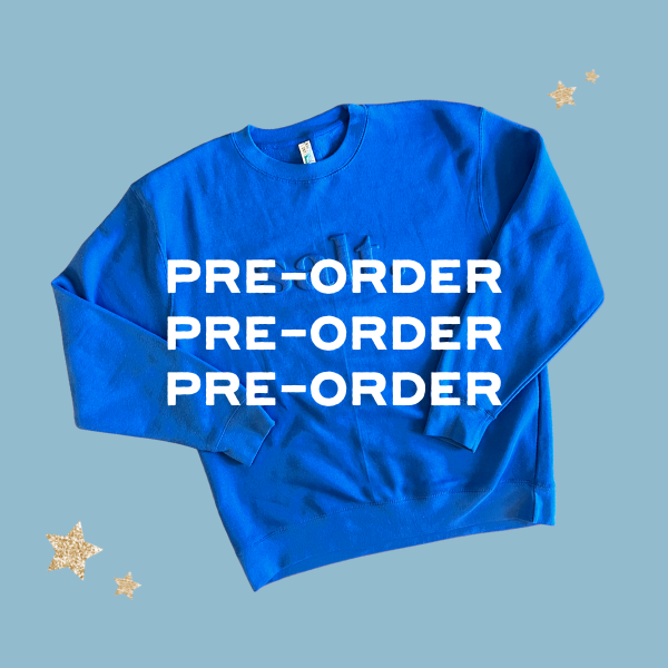 'Salt.' Sweatshirt (PRE-ORDER Blue)
