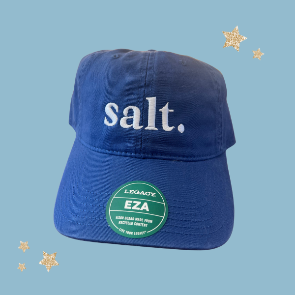 'Salt.' Dad Hat (Blue)