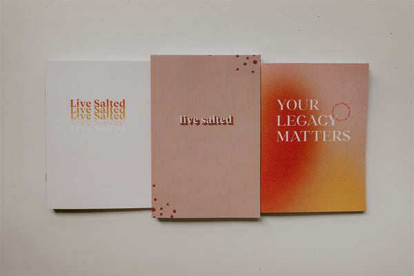 "Live Salted" Stacked Journal